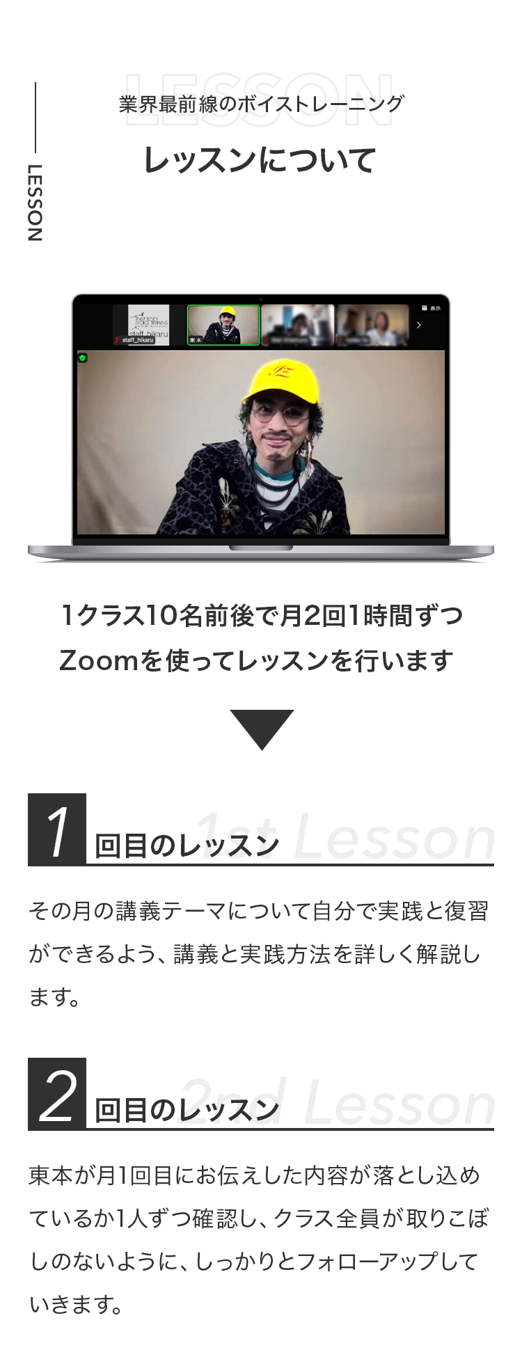 業界最前線のボイストレーニングレッスンについて